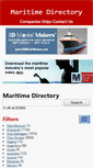 Mobile Screenshot of directory.marinelink.com